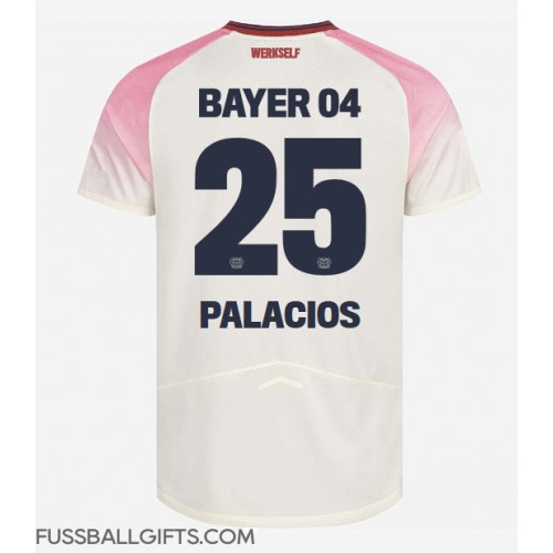 Bayer Leverkusen Exequiel Palacios #25 Fußballbekleidung Auswärtstrikot 2025-26 Kurzarm
